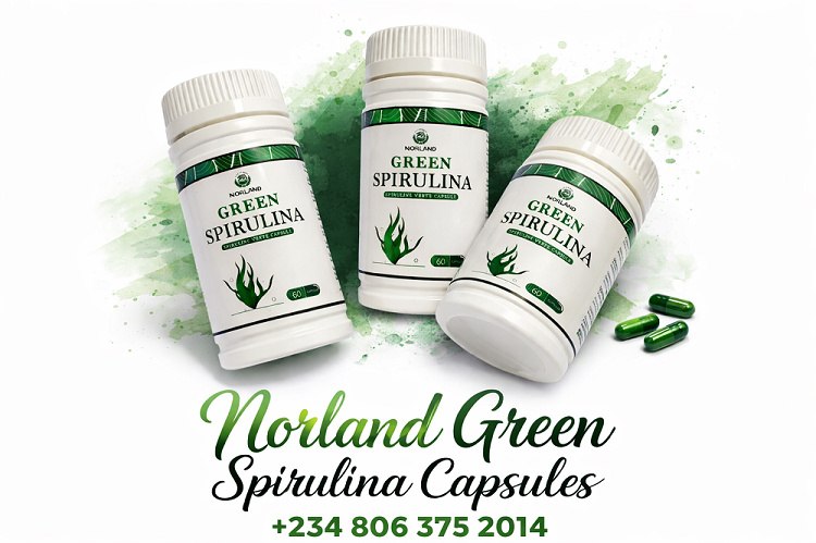 norland Green Spirulina Capsules